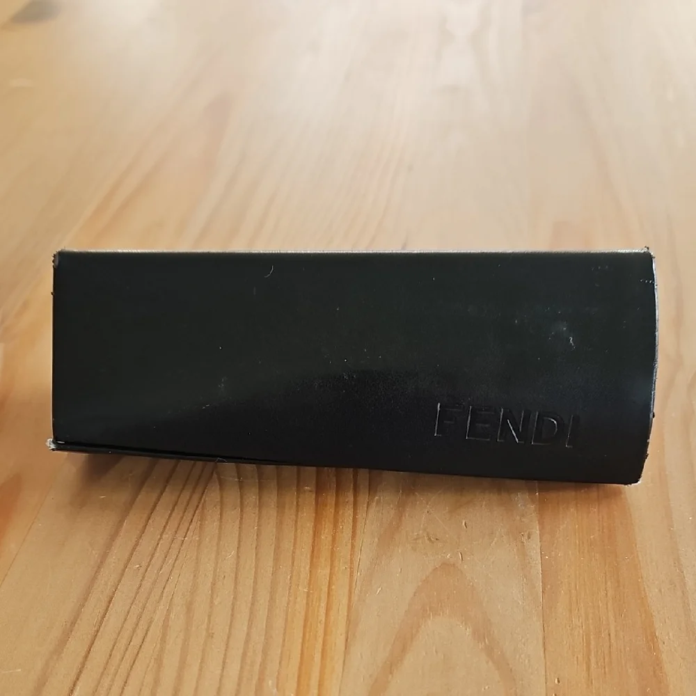 FENDI Twist Hard Black Eyeglass Sunglass Case
